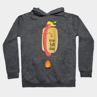 IMA HOT DOG jumping fire Hoodie